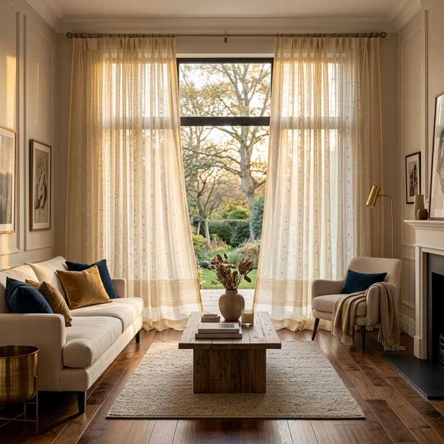 Curtains for home trial